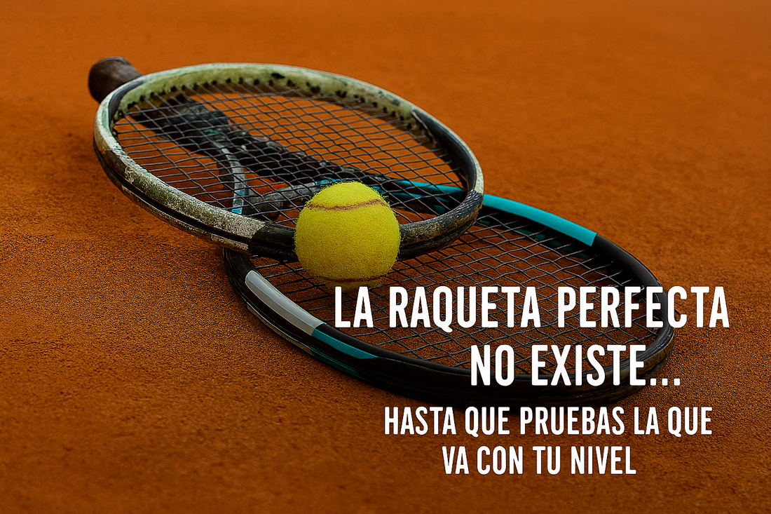 La raqueta perfecta no existe... hasta que pruebas la que va con tu nivel